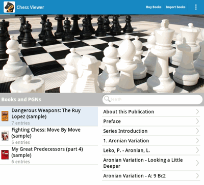 ChessViewer Start Screen